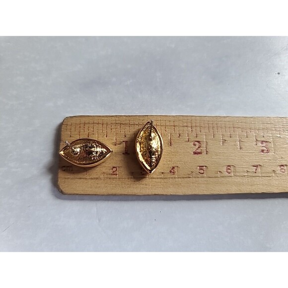 SAL Swarovski Blue Crystal Stud Earrings Vintage - Picture 9 of 10